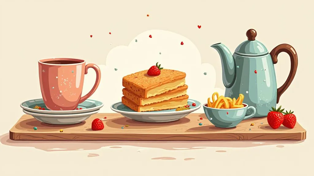 kinderkuchen-servietten-set im Einsatz