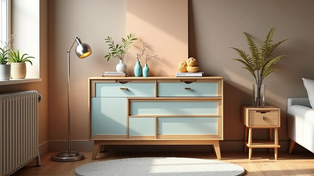 Natürlicher Charme: Kommode mit Korkfront für ein gemütliches Zuhause
